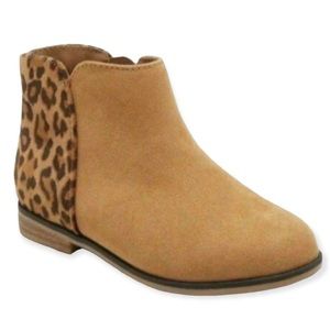 Cat & Jack leopard print boots, Size 10